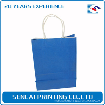 Free Sample Hot Selling High Quality White Paper Bags with Handles